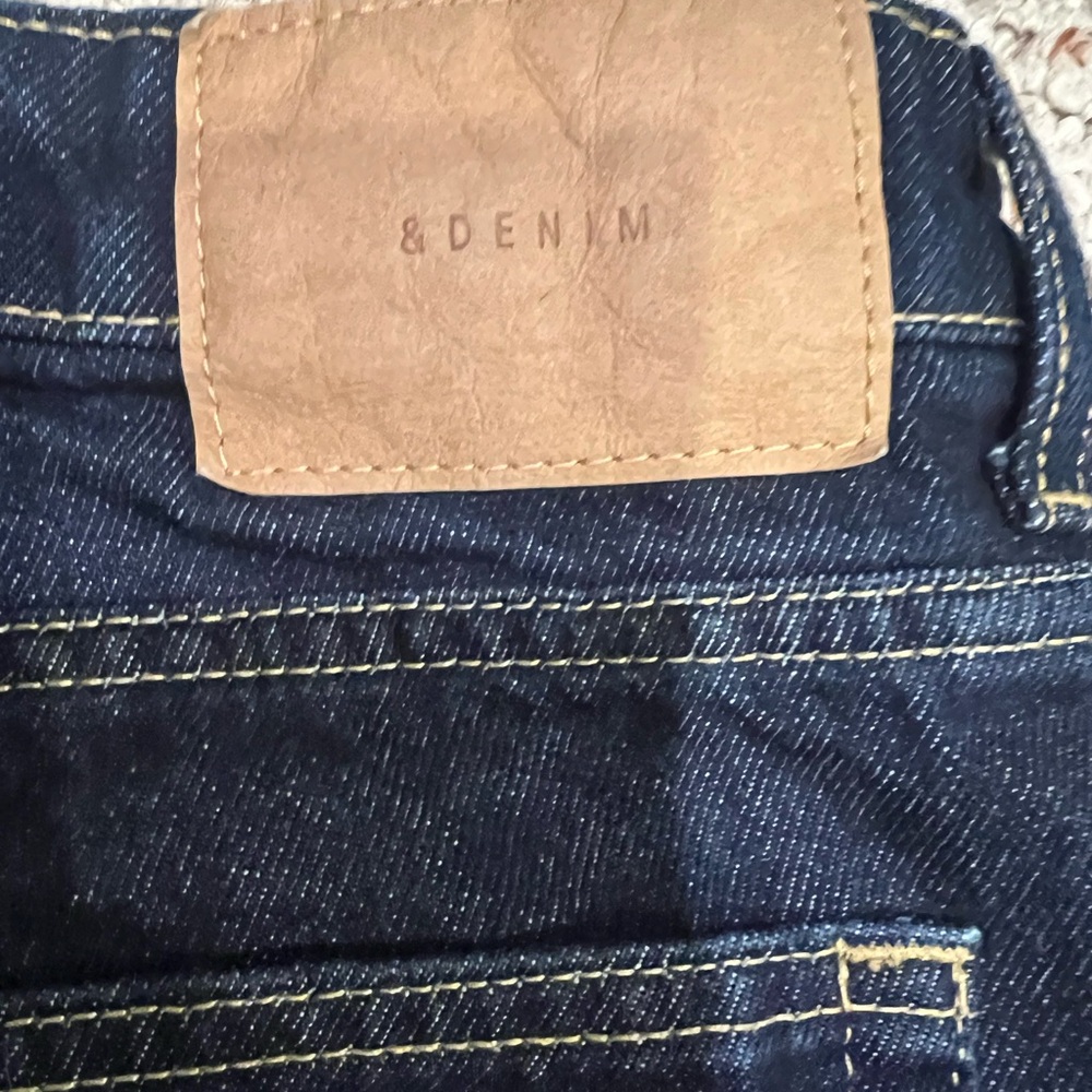 H & M WIDE HIGH CUFFED ANKLE JEANS - Picture 8 of 8